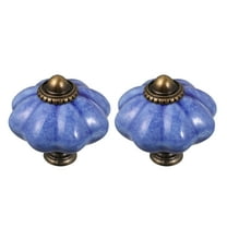 Jiandong Door Handle Handle Knob Drawer Pull Antique Cupboard Vintage Cabinet Ceramic Dresser Wardrobe Knobs(1.65X1.65X1.57Inch)