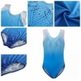 thumbnail image 3 of Girls Gymnastic Leotards with Shorts Shiny Diamond Kids Ballet Dance Outfit One Piece for Age 4-14, 3 of 6