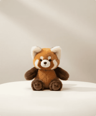 Red Panda Plush Running Plushies, Soft Stuffed Animal Toy for Comfort, Cute Adorable Plush Toy Gift for All Ages