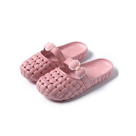 

Crocowalk Womens Clogs Closed Toe Beach Sandal Cutout Slide Sandals Women House Shoes Indoor&Outdoor Breathable Summer Slides Pink 7-7.5