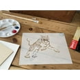 thumbnail image 4 of Stencil1 Tiger Stencil Art Craft - 5.75" x 6", 4 of 5