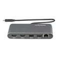 thumbnail image 4 of StarTech.com Thunderbolt 3 Mini Dock - Portable Dual Monitor w/HDMI 4K 60Hz - 2X USB-A Hub (3.2/2.0), GbE - 28cm Cable - TB3 Multiport Adapter - Mac/Windows��- Upgraded Version of TB3DKM2HD (TB3DKMHDL) - Docking station - Thunderbolt 3 - 2 x HDMI - 1GbE, 4 of 10