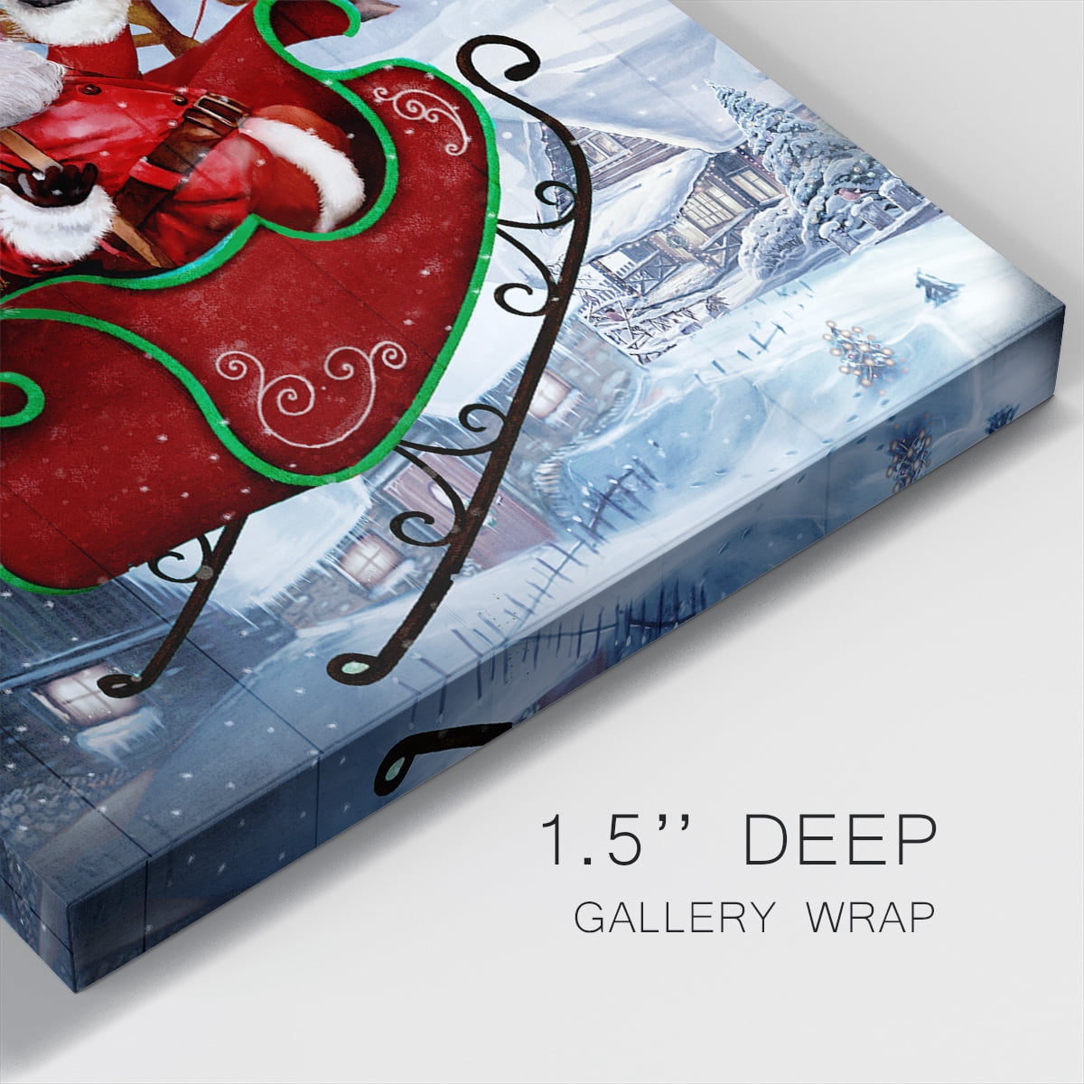 Santa's Sleigh- Gallery Wrapped Canvas