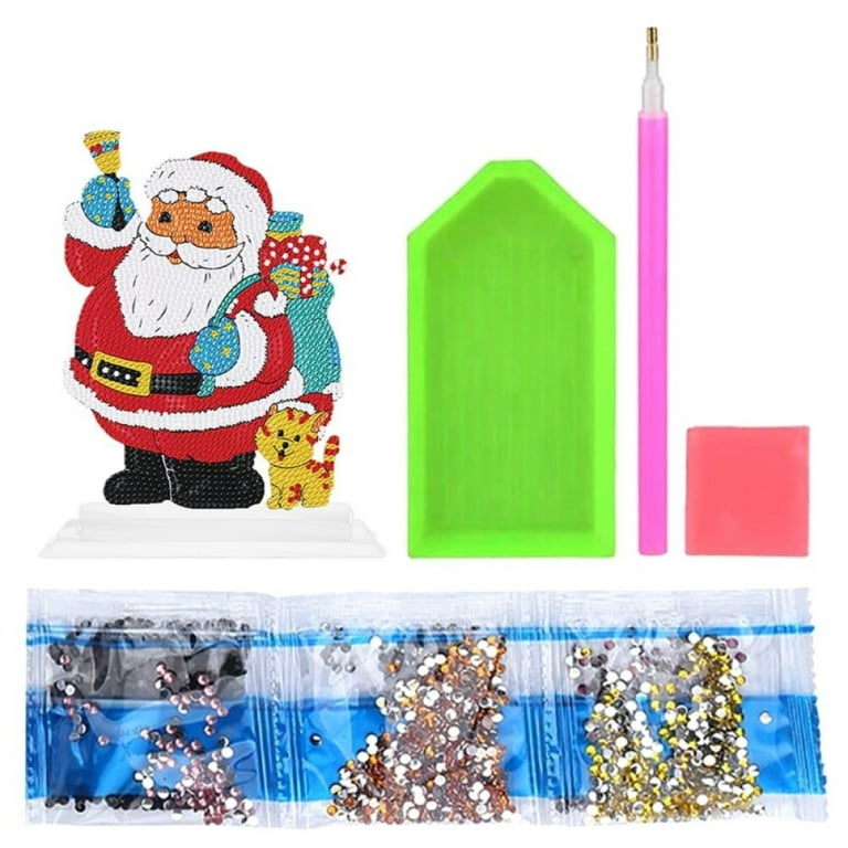 Christmas Diamond Painting Tabletop Kit Santa Claus Diamond Art