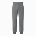 thumbnail image 6 of 15-16T Teen Boys Pants Fleece Lined Thick Straight Leg Elastic Waist Cozy Sweatpants with Side Pockets Fall Winter Casual Wear for Boys 12t 13t 14t 15t 16t,Dark Gray, 6 of 6