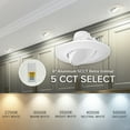 thumbnail image 3 of Maxxima 6" Rotatable LED Retrofit Recessed Ceiling Light, 3 of 10