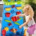 thumbnail image 4 of Water Table Waterfall Maze like Wall Double-Sided Water Sand Table Summer Outdoor Toys for Toddlers Age 3-5, 4 of 7