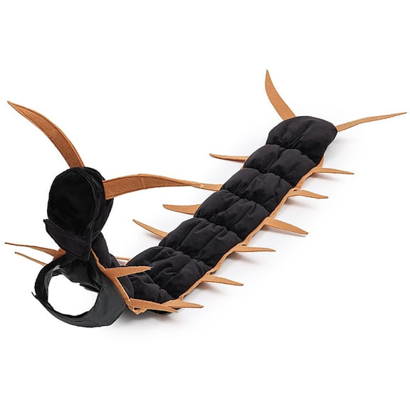 Halloween Centipede Pet Costume, Funny Creepy‑Cute Cosplay Outfit, Adjustable Hook‑and‑Loop Straps, Soft PP Cotton for Tiny & Small Dogs, Halloween Party Holiday Decor