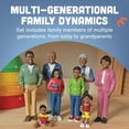 thumbnail image 4 of Juego de Muñecas de la Familia Cre8tive Minds Afroamericana Multicolor 1 Largo x 2 Ancho x 5 Alto, 4 of 7