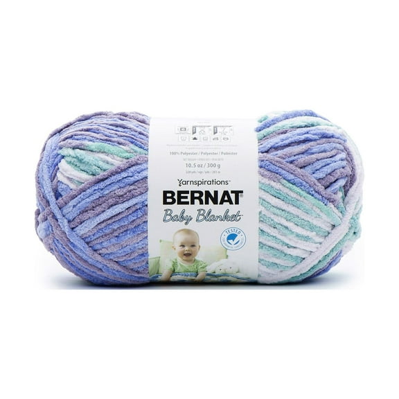 Bernat Baby Blanket Yarn Big Ball 300gm PosyPurple