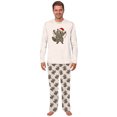 thumbnail image 3 of Raccoon Christmas Lights Matching Family Pajamas, Plus Sizes, With Pockets, 3 of 7