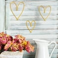 thumbnail image 5 of Pangda 4 Pieces Metal Heart Wall Art Decor Love Heart Wall Sign Ornaments for Bedroom Living Room Decoration(Gold), 5 of 12