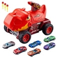 thumbnail image 1 of Dinosaur Truck Toys Fgerh46769gre (vehículo Misil Catapulta Transformador) Rojo, 1 of 9