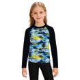 thumbnail image 2 of Tiijoy Long Sleeved Rash Guard for Boys Summer Beach UPF 50+ Swim Shirt Top, Sizes 3-14, 2 of 5