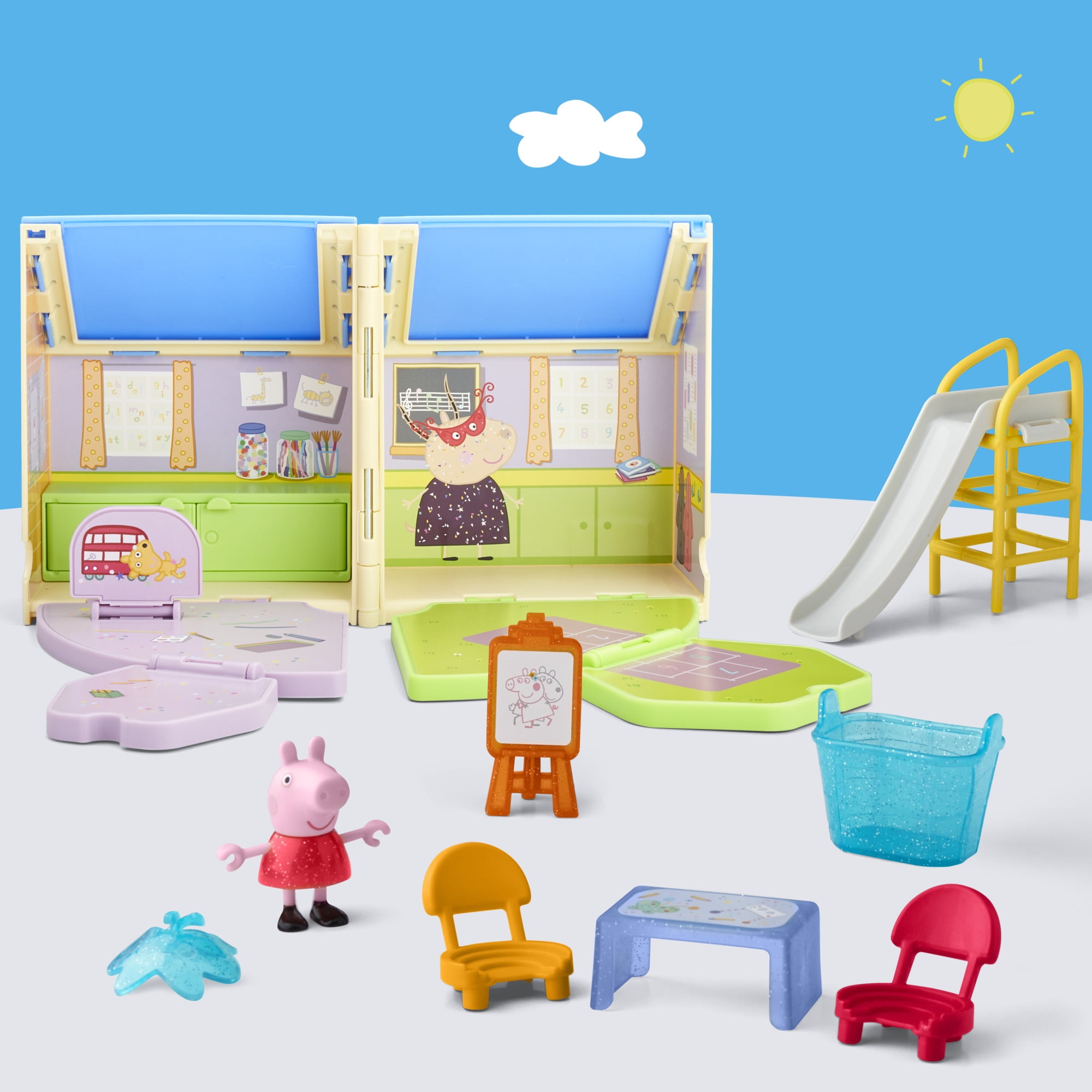 Peppa Pig Peppa's Pop-Open Playgroup Playset