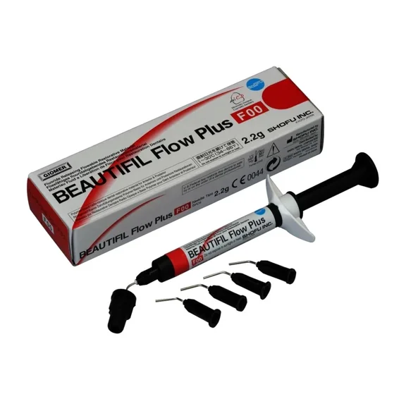 SHOFU BEAUTIFIL Flow Plus F00 ZERO Flow Flowable Restorative – 2.2g Syringe – Shade A1