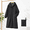 Black-Medium, variant on Black Small Women's Lightweight Packable Waterproof Long Rain Jacket