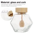 thumbnail image 1 of COOPHYA 2pcs Honey Containers Glass Sealing Assorted Color Household Item, 1 of 6