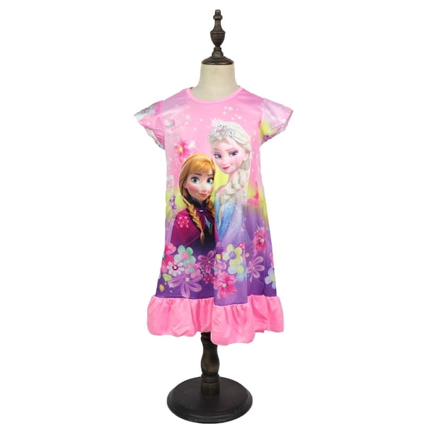 2023 vestido de princesa de Disney para niñas ropa de verano ropa para niños Frozen 2 pijamas de Anna Elsa para niños traje informal de cumpleaños 3 8Y6T Gao Jinjia LED