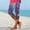 Multicolor#1, variant on Jesvior Women'S High Waisted Capri Yoga Pants Flower Print Slim Fit Jogger Sweatpants Casual Workout Bottoms for Summer Gym Athletic