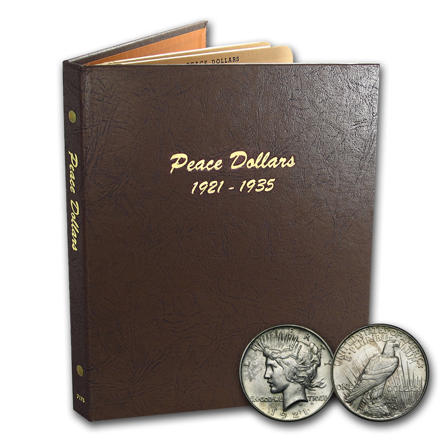 The Coin Collector Album Peace Dollars USA America 1921 1935 Not Dansco Collect