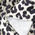 thumbnail image 5 of Camisa de leopardo para mujer, Top corto de verano, Blusa de manga abullonada con cierre de cordones, ropa nueva, 5 of 5
