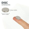 thumbnail image 3 of N42 Neodymium Disc Magnet - 14mm dia x 2mm thick - 3.74lbs Pull - (Pack of 10), 3 of 5