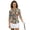Maple Leaf Pattern, variant on HUIACONG Golf Ball Pattern Womens Tennis Tops, 3/4 Sleeve Athletic Polo Shirts for Golf, Tennis, Hiking, Running, Gym and Daily Sport