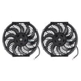 thumbnail image 1 of Sonew Cooling Fan, Reliable Plastic Practical Black Electric Cooling Fan, Air Conditioning Systems Intercoolers For Engine System Radiators, 1 of 8