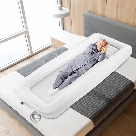 Portable Inflatable Bathtub for Bedridden Individuals – Convenient Shower Solution with Electric Air Pump & Water Bag for Elderly, Pregnant Women, and Disabled