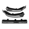 thumbnail image 4 of Ikon Motorsports Front Bumper Lip, Compatible with 2024 Nissan Sentra IKON Style Carbon Fiber Print PP Air Dam Chin Spoiler Protector Splitter 3PCS, 4 of 5