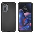 thumbnail image 4 of Compatible with Motorola Moto Edge 2022/MotoEdge 5G UW 2022 Phone Case Hybrid Rugged Shockproof Hard Protective Drop Proof Full Body Heavy Duty Mobile Cell Cover for Gen 3 XT2205-1 Women Men Black, 4 of 8