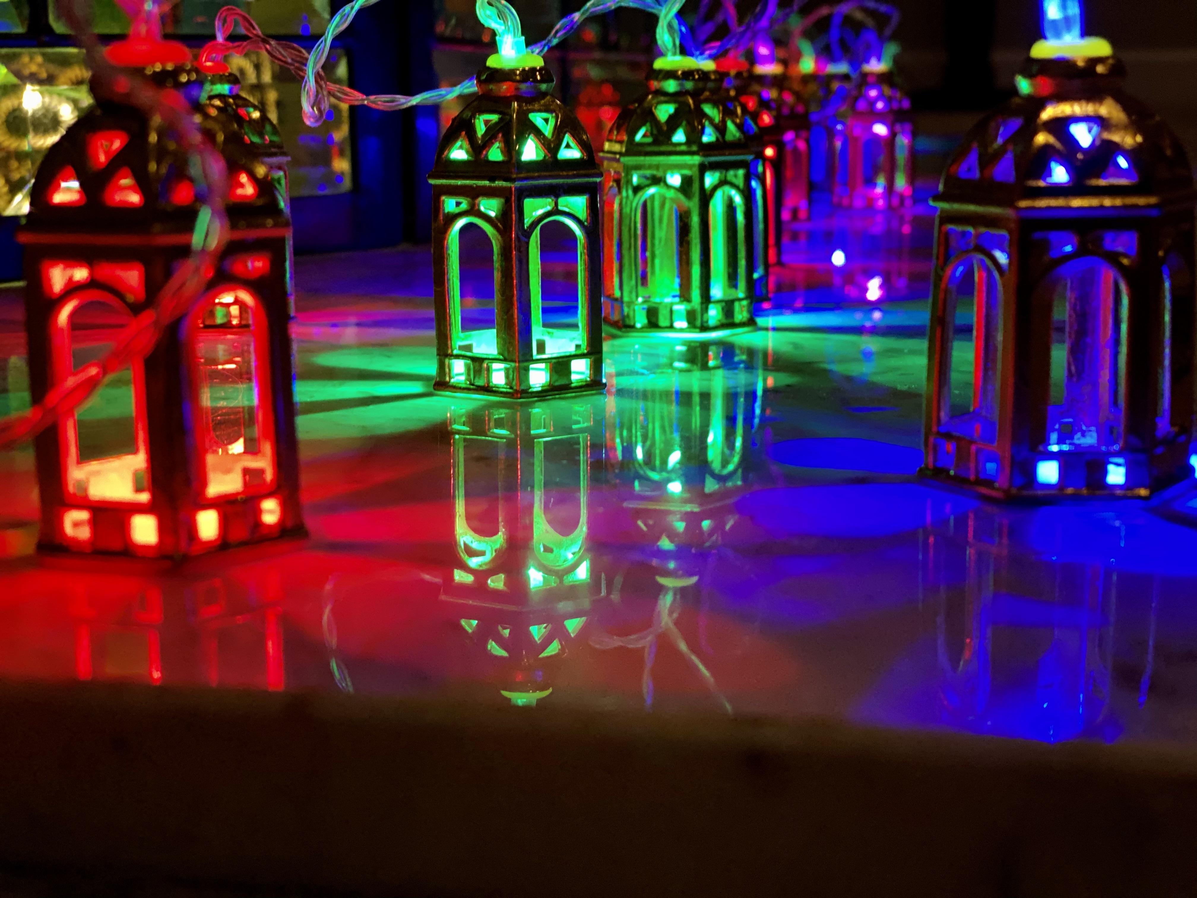 iHcrafts Eid Mubarak Islamic LED String Lights Moon Star US Plug Muslim ...