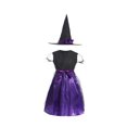thumbnail image 1 of Disfraces de Halloween para niñas pequeñas, disfraz de carnaval, disfraz de actuación, capa de bruja, elfo, vestido mágico, sombrero, conjunto de disfraz, 1 of 5