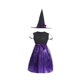 thumbnail image 1 of Disfraces de Halloween para niñas pequeñas, disfraz de carnaval, disfraz de actuación, capa de bruja, elfo, vestido mágico, sombrero, conjunto de disfraz, 1 of 5
