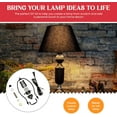 thumbnail image 3 of Creative Hobbies ML93HK Black Finish Make-A-Lamp Kit with All Parts Needed and Instructions for DIY Lamp Design or Repair, 3 of 7
