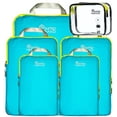 SUITEDNOMAD Compression Packing Cubes Set of 6, Ultralight Travel
