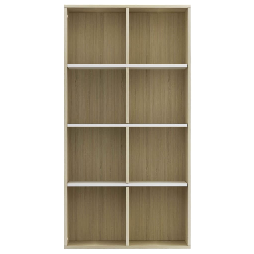 Kepooman 26" Two Rows & Four Layers Sideboard Bookcade for Living Room Bedroom, Multi-color