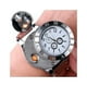 thumbnail image 4 of Reloj Encendedor Electronico Recargable Usb Con Sensor Plateado con correas Marron, 4 of 5