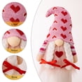 thumbnail image 2 of Valentines Day Gnomes,Valentine Gnomes Plush Ornaments Decorations for Home, 2 of 3