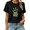 Black, variant on White Print Tshirt Graphic Tees Avocado Basket Boho Style Summer Shirts S-5XL Tops