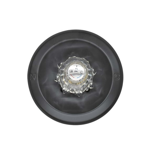 Thrifco 4402632 2632-T Tub/Shower Single Handle Trim Kit for Delta w/o Diverter, Acrylic Handle, Matte Black Finish Faceplate Trim