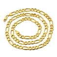 thumbnail image 4 of 10K Yellow Gold 6.5mm Solid Figaro Chain Necklace (26 inches), 4 of 4