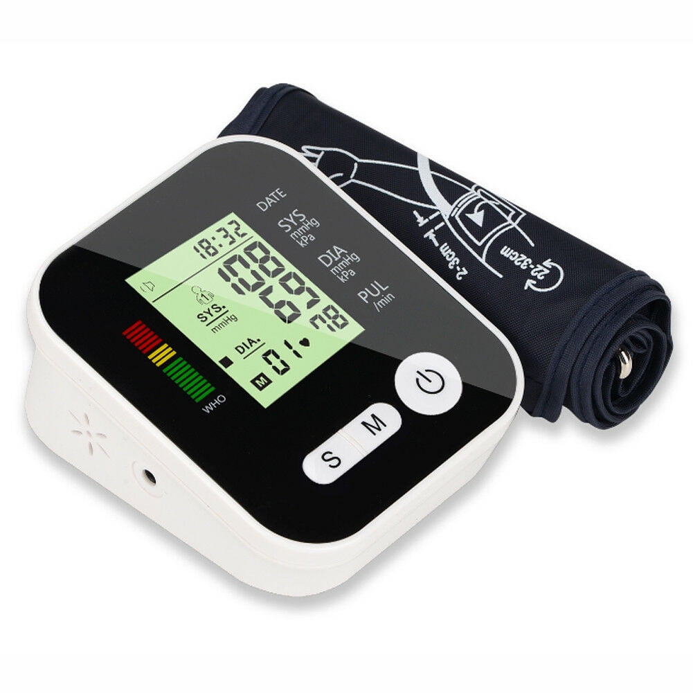 Automatic Digital Arm Blood Pressure Monitor BP Cuff Gauge Home Machine