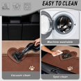 thumbnail image 5 of Xixirimido All Weather Car Trunk Mat 29" x 39" Decorative Cargo Liner, Heavy Duty Rear Trunk Protector Universal Auto Interior Accessories, Dachshund Leather Heart Paw, 5 of 7