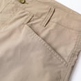thumbnail image 5 of lcziwo Beach Shorts for Men Big and Tall Summer Casual Cargo Shorts with Multiple Pockets Solid Color Hiking Fishing Chino Shorts Khaki XXXXXL, 5 of 9