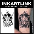 thumbnail image 1 of WWS-Tattoo Tech, 2 Feuilles de Tatouage Semi-Permanent Extra-Grand, Design Artistique pour Adultes, Durée 1-2 Semaines, Imperméable, Aspect Réaliste, Sans Adhésif, Sans Réflexion (Demon Prajna Design), 1 of 4