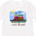 thumbnail image 4 of Inktastic I Love Trains Boys or Girls Long Sleeve Toddler T-Shirt, 4 of 5