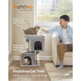 thumbnail image 3 of Árbol para gatos Feandrea MPCT61W Gris, 3 of 4