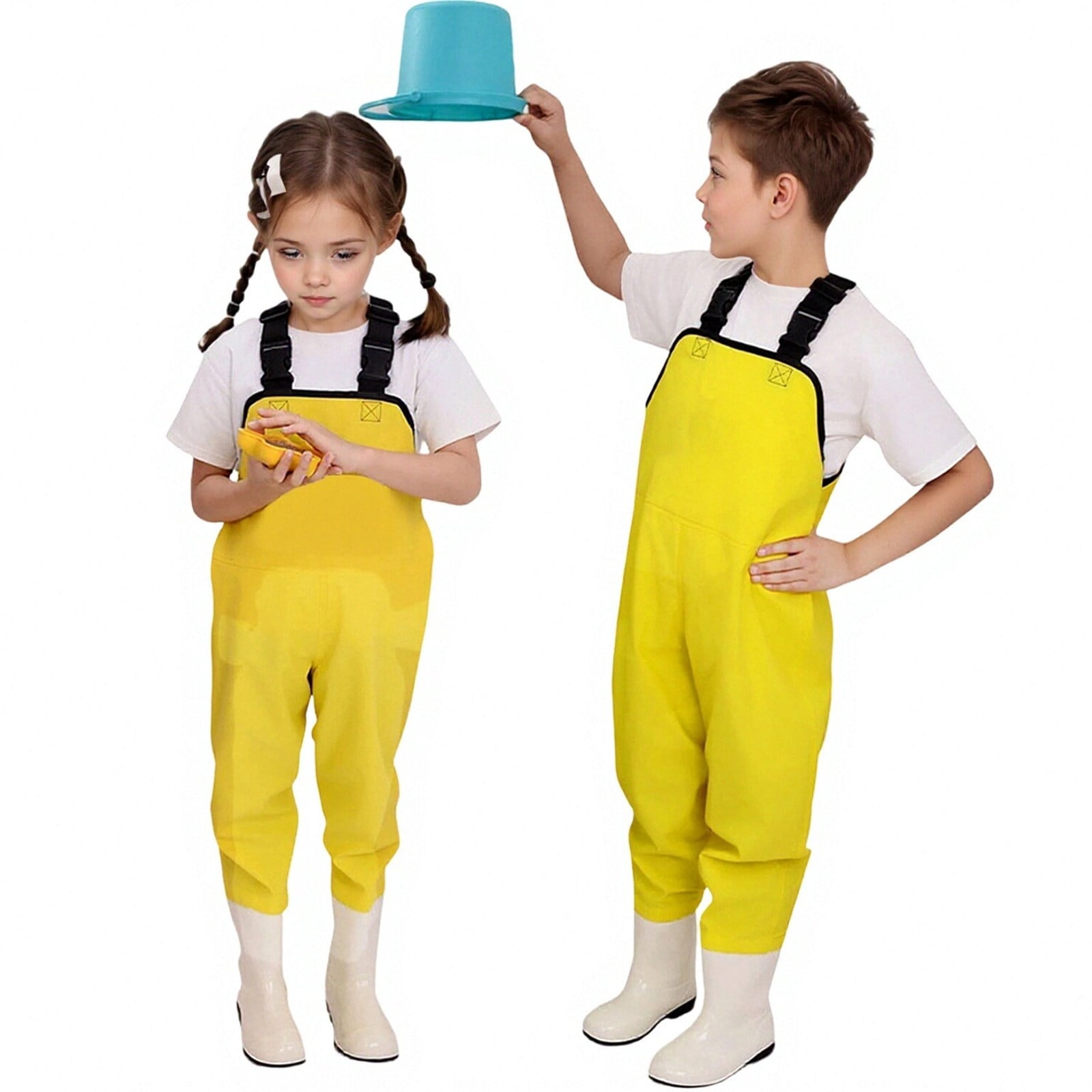 Ulitacool Boys Romper 7.5-8 Years Sleeveless Water Play Onesies Outdoor Beach Sand Surf Rainwear Gear For Toddlers Kids Round Neck Jumpsuit Simple Clothing Yellow
